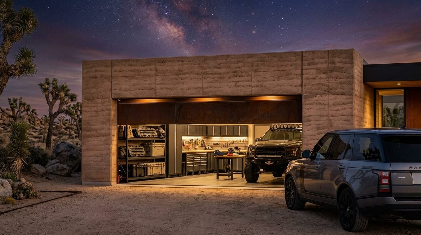 Hargrave Garage Door Service Garage Door Gliding Open Revealing Warm Illuminated Interior